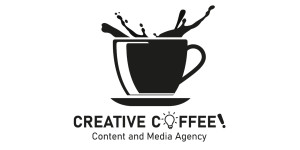 Creative Coffee Content and Media Agency Logo