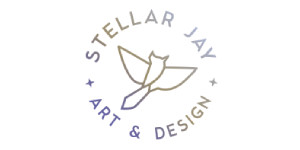 Stellar Jay Art & Design Logo